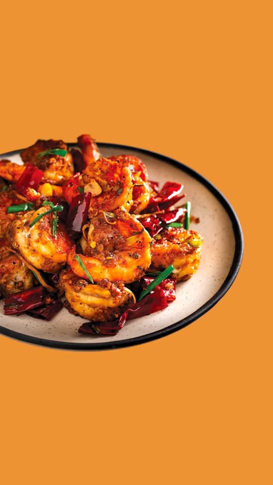 Chilli Garlic Prawns