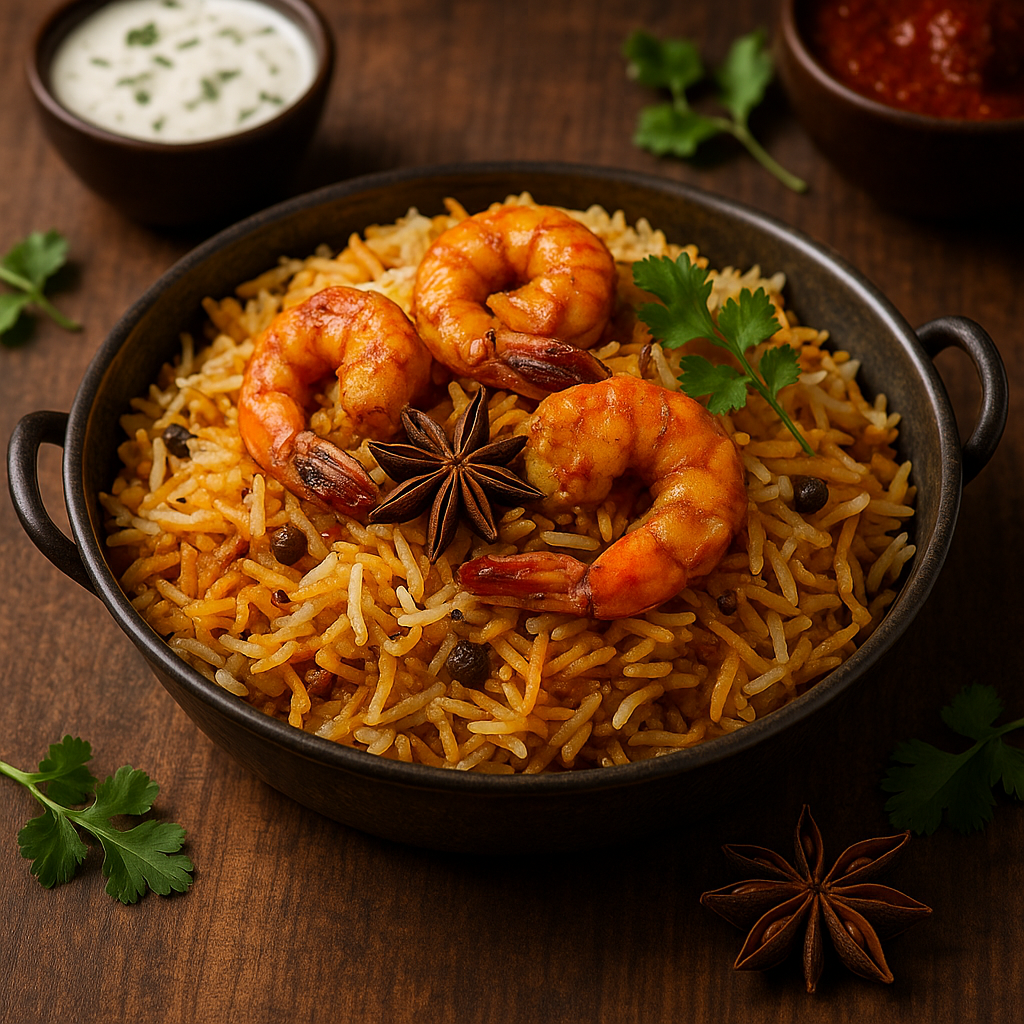 Prawns Biryani
